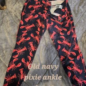 Old Navy Lobster Print - Black and Red
